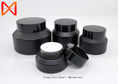 Skin Care Bulk Glass Cosmetic Jars Aluminum Lid Luxury With OEM Service